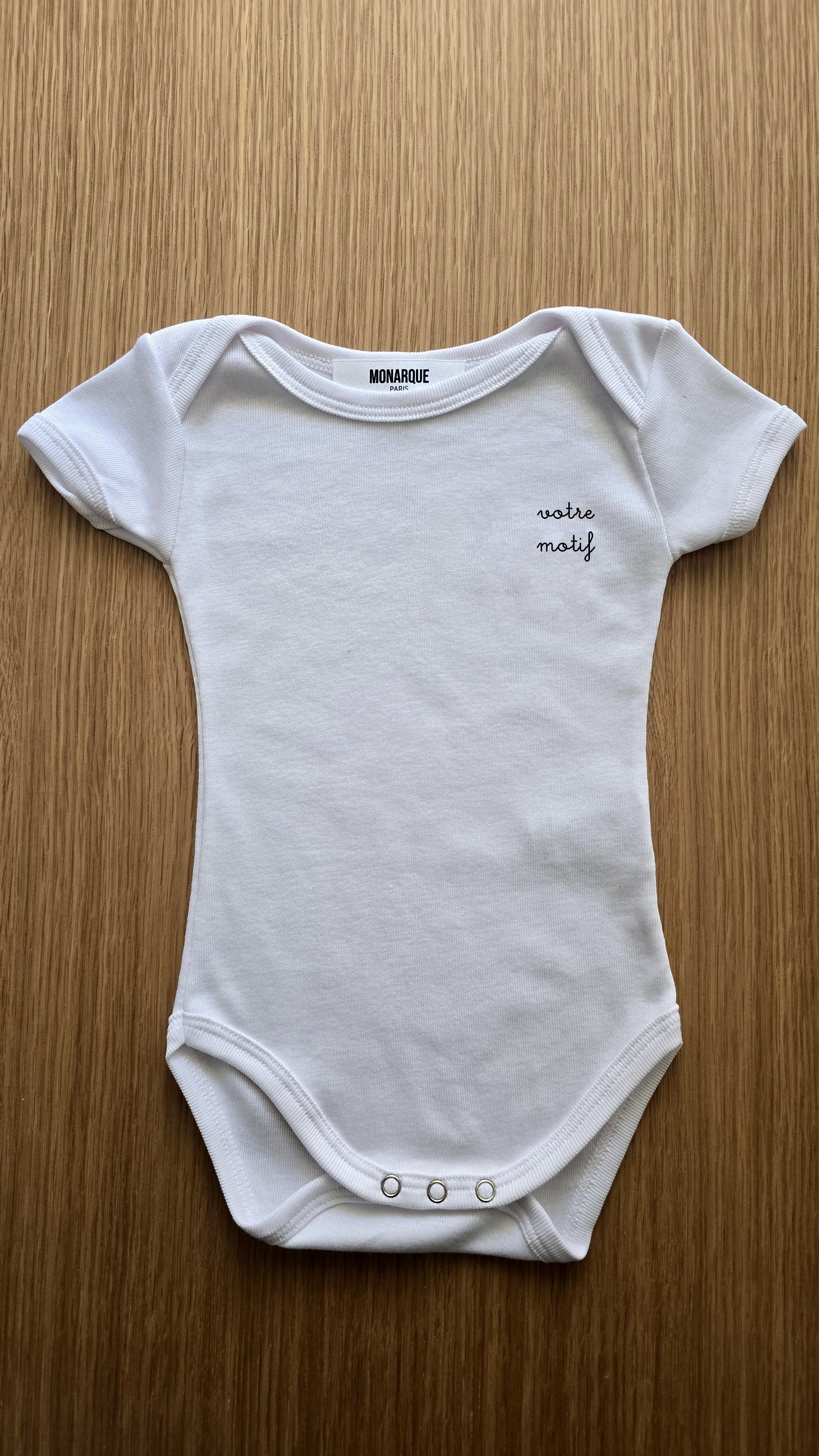 Body bébé - Broderie sur mesure